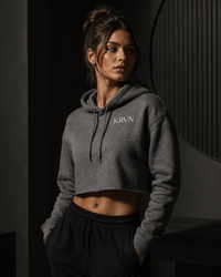 !!LIMITED!! KRVN Cropped Hoodie – Damen