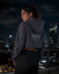 !!LIMITED!! KRVN Cropped Hoodie – Damen