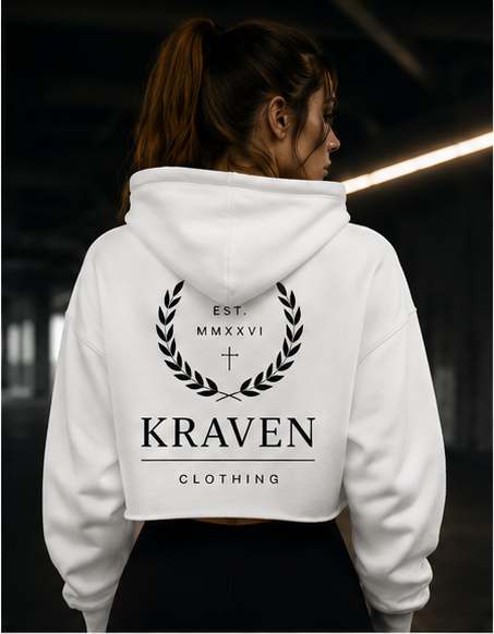 KRAVEN Royale Cropped Hoodie